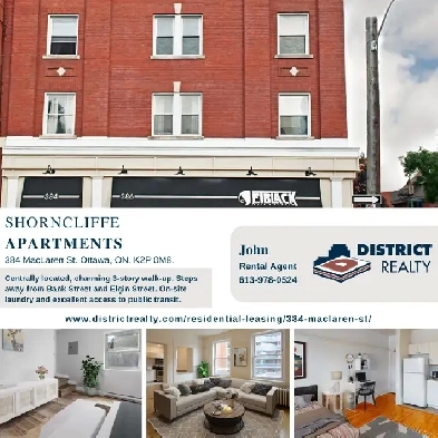 Centretown 2-Bedroom Apartment – Pet Friendly – Available Now! Image# 1