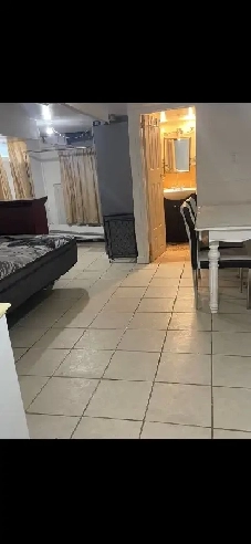 A basement unit at Weston and Jane