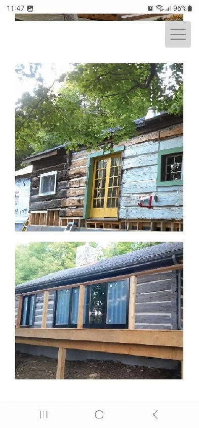 Century Log Homes Chink Refinish image