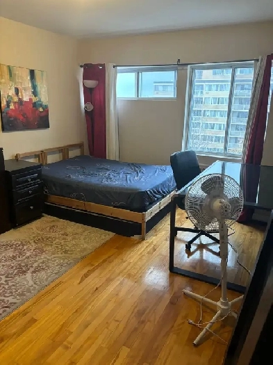 Large furnished bedroom all Utilities included Image# 3