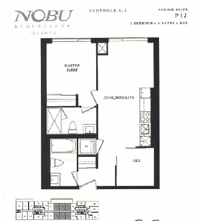 Last change Nobu Assignment - 1  Den / 2 bath clear view Image# 1