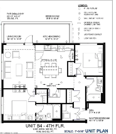 2 Bed 2 wash   den Condo Unit Image# 1
