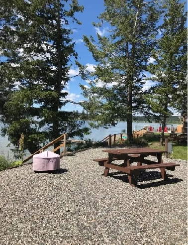 Lakefront RV Lot with Trailer at Lac la Hache in BC $220,000 Image# 1