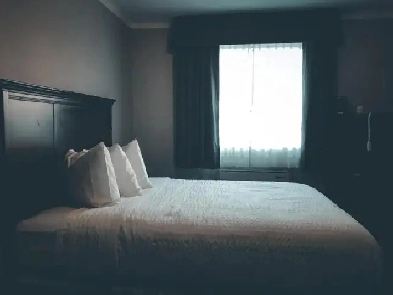 Hotel rooms are available for 75$ per night. Free parking Image# 1