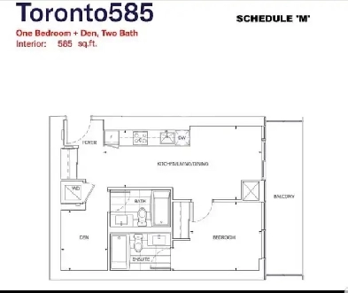 1 Bedroom    Den Condo for Rent in Vaughan Image# 1