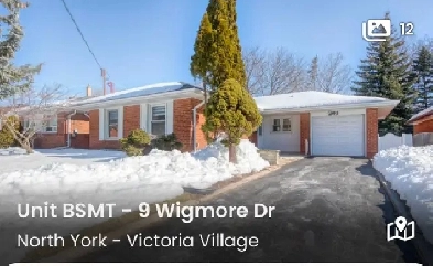 2-Bedroom den.Basement Apartment for Rent in North York Toronto Image# 1