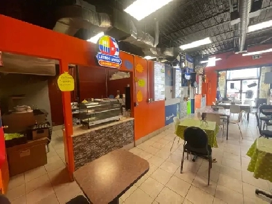 Restaurant Take out furnished Toronto busy plaza food court Image# 1