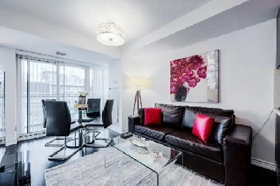 Bay St Furnished 2 BDRM 2 Bath Condo – Walk to Sick Kids Sleep 6 Image# 1