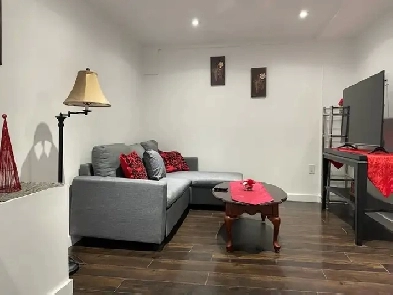 All inclusive - Private Entrance - Furnished Basement Apartment Image# 1