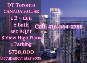 Canada House Condo - 1 Den high floor lakeview $738k Image# 1
