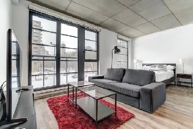 E- FURNISHED Studio GALLERY CANAL-Griffintow- Luxury Condos ! Image# 1