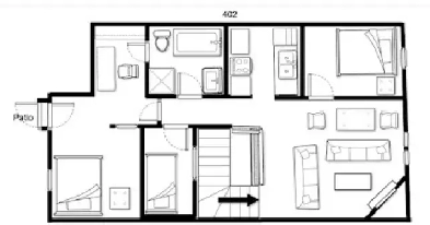 3 BEDROOMS DOWNTOWN - ALL INCLUDED - FURNISHED Image# 1