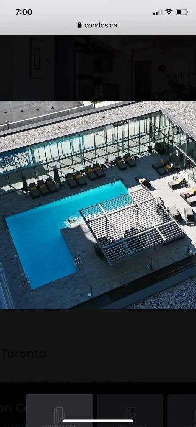 Furnished Large 1 1 Condo in Toronto at Lakeshore from April Image# 1