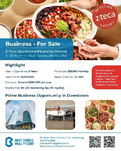 Prime Business Opportunity in Downtown Toronto! Image# 1