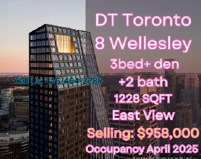 8 Wellesley 3bed den 2bath! $958,000(previously $1,080,000) Image# 1