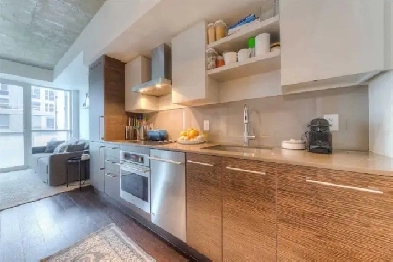 Move in April 1 , Stunning 1 Bedroom King West Condo   Balcony Image# 1