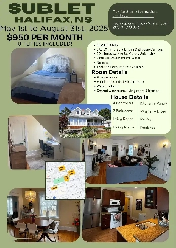 Room for Sublet - May 1st to August 31st, 2025 Image# 1