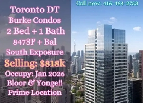 Downtown Toronto Burke Condo 2bed1bath $818K! Image# 1