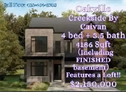 Oakville Creekside by Caivan 4B 3.5B $2120000 detached homeOakvi Image# 1