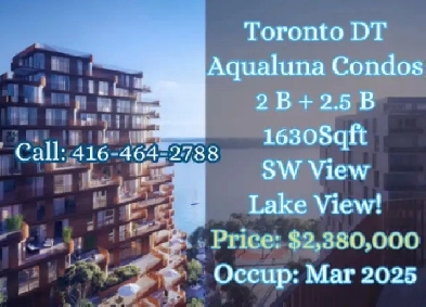 aqua luna condo 2b 2.5b lake view!$2380000 Image# 1