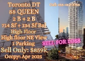 ✨ 88 Queen Condo for sale | Stunning High-Floor 2-Bed Unit Image# 1