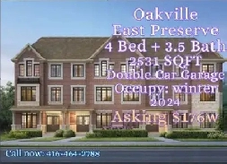 Oakville East Preserve! Popular community！2531sqft only$170w Image# 1