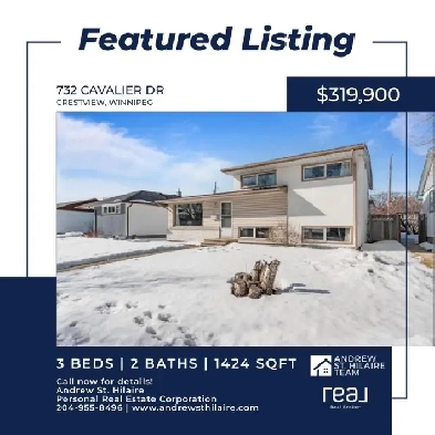 House For Sale (202504268) in Crestview, Winnipeg Image# 1