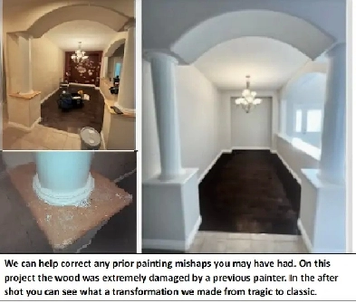 Lady Painters– Cabinet refinishing, Painting & Drywall Repairs Image# 3
