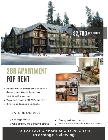 2-Bed Unit, (344 Banff Ave). Image# 1