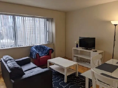 Furnished bachelor studio, Yonge-Gerrard, TMU, April 1