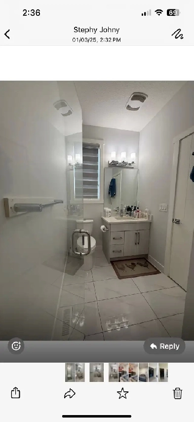 1 bedroom with private washroom for rent from April 1st Image# 1