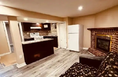 Two-bedroom basement for rent