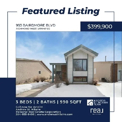 House For Sale (202505704) in Richmond West, Winnipeg Image# 1