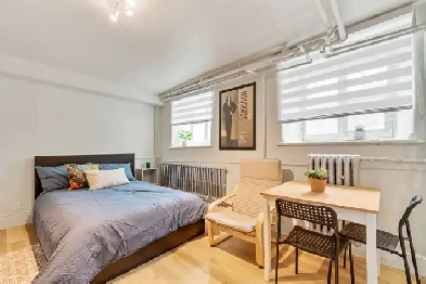 Beau studio, rénové, meublé Tout-inclus WIFI juillet Image# 1