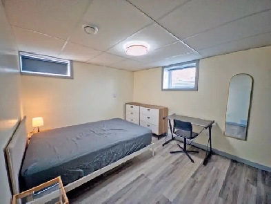 Modern Bedroom for Rent in Newly Developed Basement Image# 10