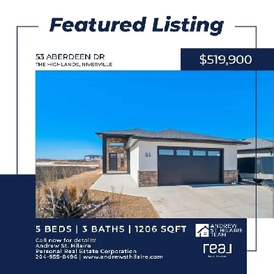 House For Sale (202507195) in The Highlands, Niverville Image# 1