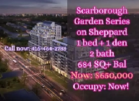 Scarborough 1 1b 2b Condo only $650k! Sheppard Warden best Locat Image# 1