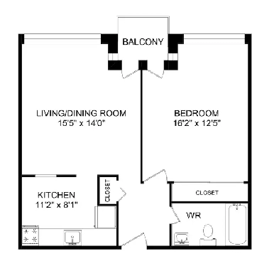 1 Bed 1 Bath Apartment (June 1st) Image# 1