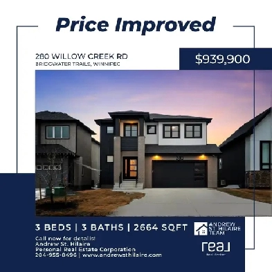 House For Sale (202505020) in Bridgwater Trails, Winnipeg Image# 1