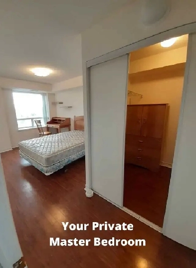 Master bedroom Yonge and Finch older Tridel building female Image# 5