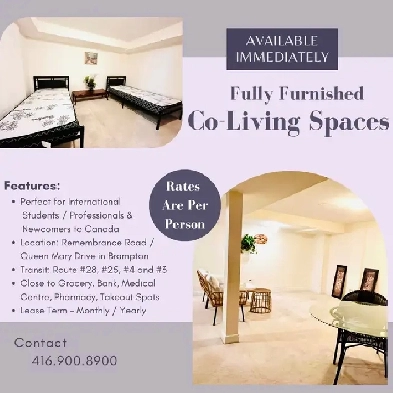 Furnished Private Rooms for Rent in Spacious Basement Apartment Image# 6