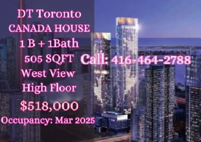 Canada house Condo in Downtown Toronto!ONLY $518,000! Image# 1