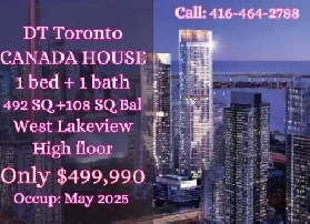 Canada House 1-Bed Assignment in DT! West Lakeview Image# 1
