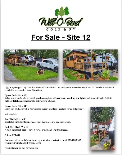 Site 12 @ Will-O-Bend Golf & RV Image# 3
