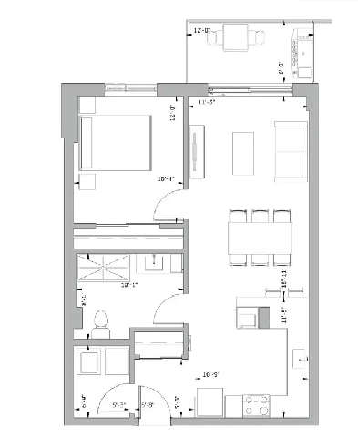 appartement 3 1/2 Image# 5