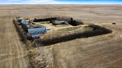 2 Quarters Grainland & Established Yard Site Near Gravelbourg Image# 1