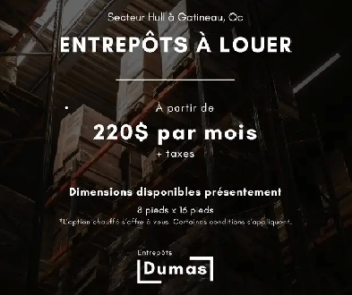 ENTREPOTS À LOUER Image# 1