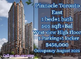 Luxury Condo in Scarborough! Pinnacle Toronto East 1b1b Image# 1