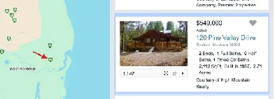 Lake Koocanusa Cabin with two Titled lots -USA Image# 1