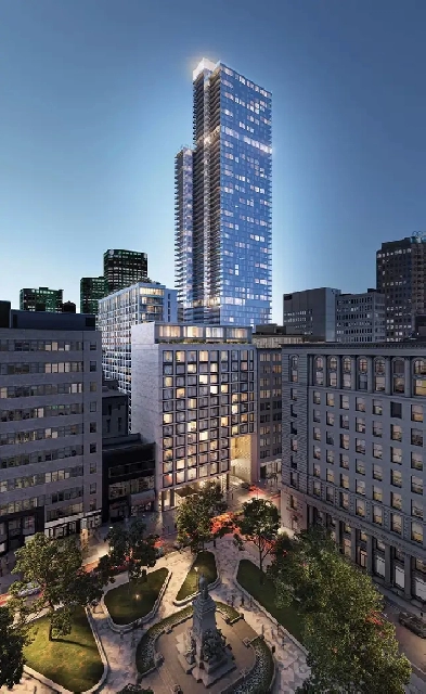 Condo 3 1/2  au 33e étage au coeur du centre-ville de Montréal Image# 1